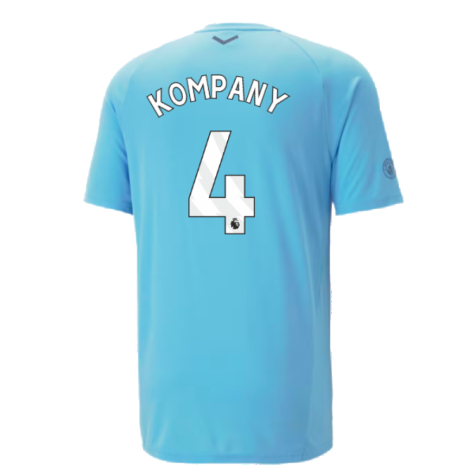 2023-2024 Man City Casuals Tee (Blue Wash) - Kids (KOMPANY 4)