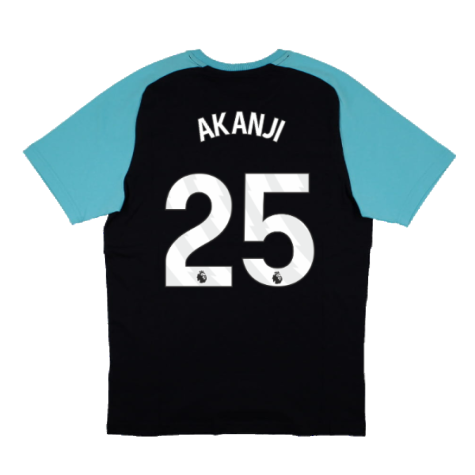 2023-2024 Man City Casuals Tee (Navy) (AKANJI 25)