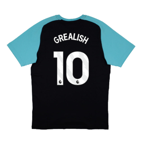 2023-2024 Man City Casuals Tee (Navy) (GREALISH 10)