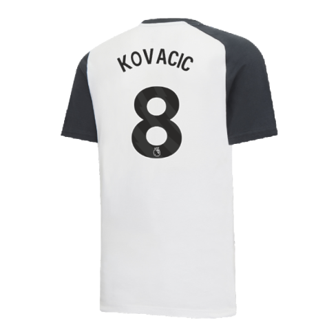 2023-2024 Man City Casuals Tee (White) (Kovacic 8)