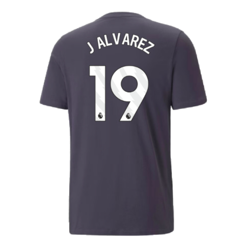 2023-2024 Man City FtblCore AOP Tee (Dark Navy) (J ALVAREZ 19)