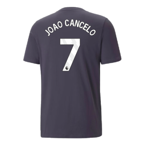 2023-2024 Man City FtblCore AOP Tee (Dark Navy) (JOAO CANCELO 7)