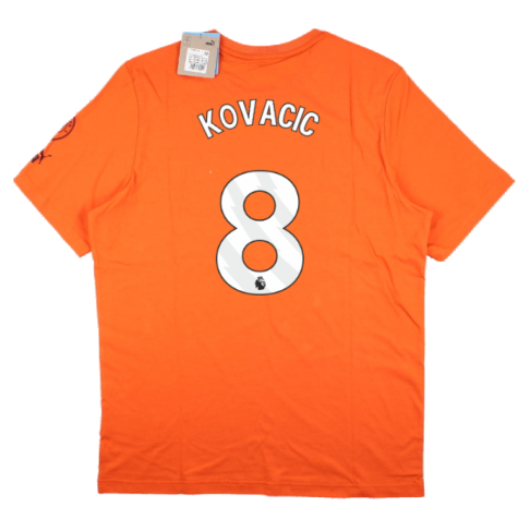 2023-2024 Man City FtblCore Graphic Tee (Cayenne Pepper) (Kovacic 8)