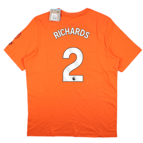 2023-2024 Man City FtblCore Graphic Tee (Cayenne Pepper) (RICHARDS 2)