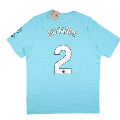 2023-2024 Man City FtblCore Graphic Tee (Hero Blue) (RICHARDS 2)