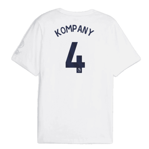 2023-2024 Man City FtblCore Graphic Tee (White) (KOMPANY 4)