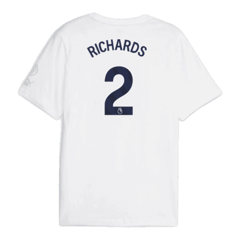 2023-2024 Man City FtblCore Graphic Tee (White) (RICHARDS 2)