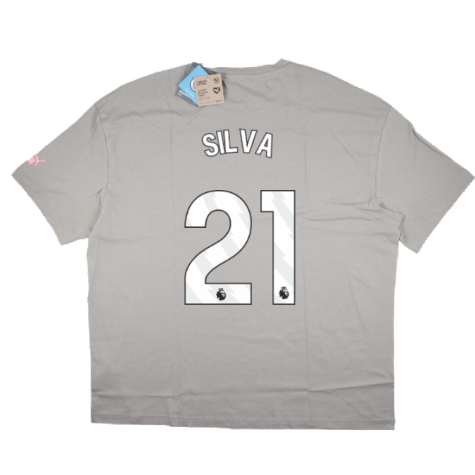 2023-2024 Man City FtblCulture Tee (Smokey Grey) (SILVA 21)