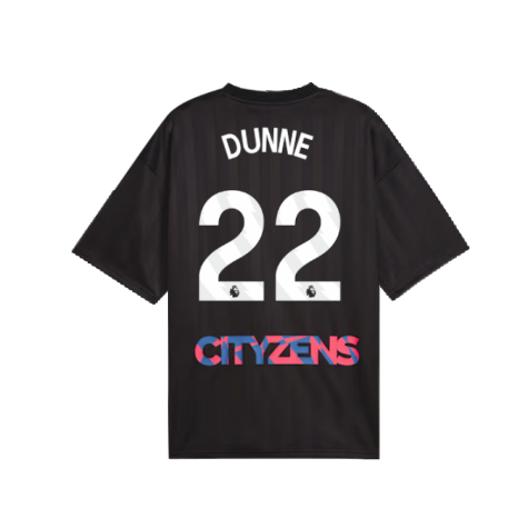 2023-2024 Man City FtblNrgy Jersey (Black) (DUNNE 22)