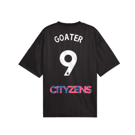 2023-2024 Man City FtblNrgy Jersey (Black) (GOATER 9)