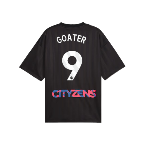 2023-2024 Man City FtblNrgy Jersey (Black) (GOATER 9)