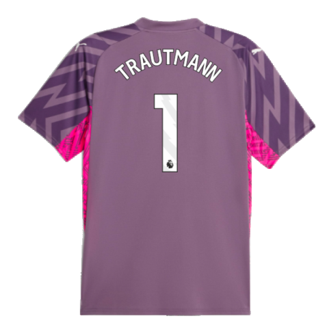 2023-2024 Man City Goalkeeper Shirt (Purple Charcoal) (Trautmann 1)