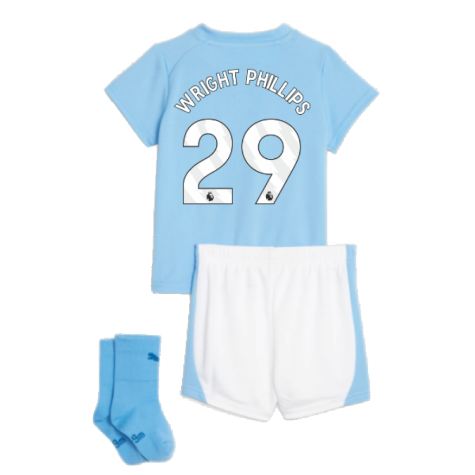 2023-2024 Man City Home Baby Kit (WRIGHT PHILLIPS 29)