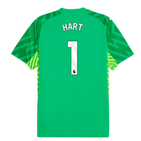 2023-2024 Man City Home Goalkeeper Shirt (Green) (Hart 1)