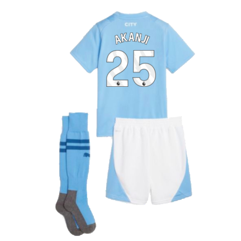 2023-2024 Man City Home Mini Kit (AKANJI 25)