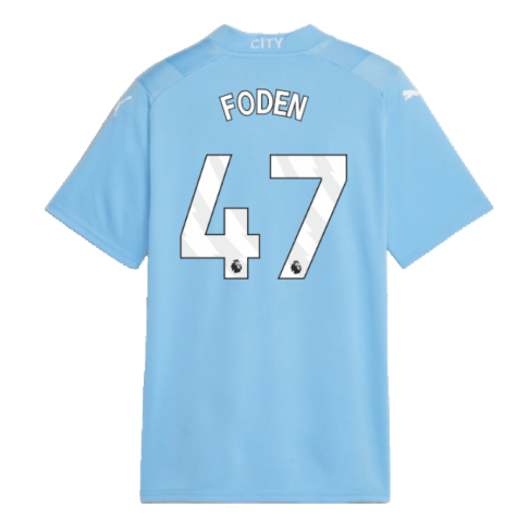 2023-2024 Man City Home Shirt (Kids) (FODEN 47)