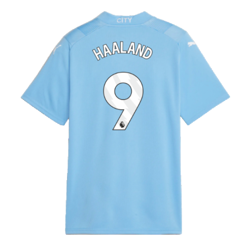 2023-2024 Man City Home Shirt (Kids) (HAALAND 9)