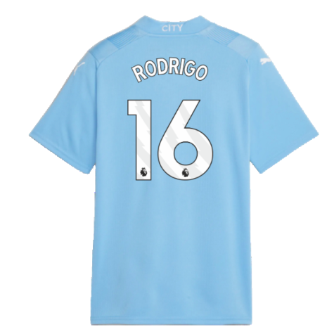 2023-2024 Man City Home Shirt (Kids) (RODRIGO 16)