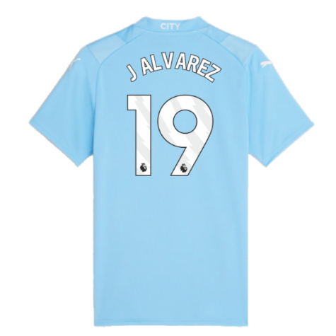 2023-2024 Man City Home Shirt (Ladies) (J ALVAREZ 19)