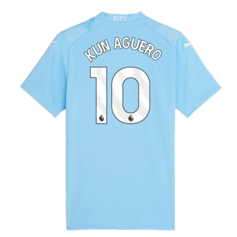 2023-2024 Man City Home Shirt (Ladies) (KUN AGUERO 10)