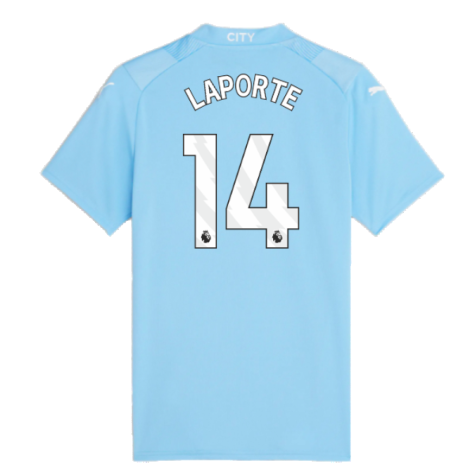 2023-2024 Man City Home Shirt (Ladies) (LAPORTE 14)