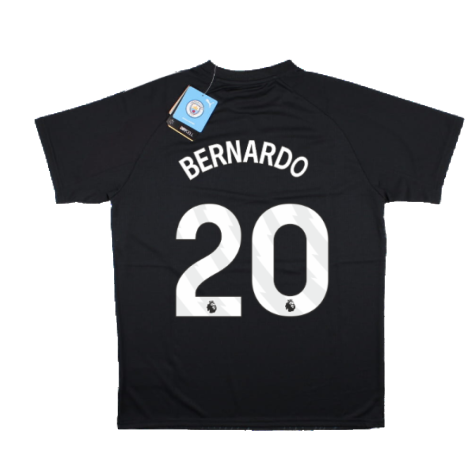 2023-2024 Man City Pre-Match Jersey (Dark Navy) - Kids (BERNARDO 20)