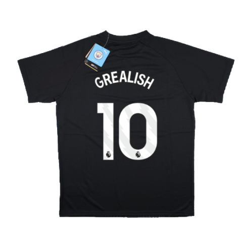 2023-2024 Man City Pre-Match Jersey (Dark Navy) - Kids (GREALISH 10)