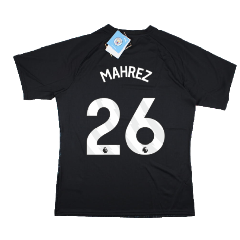 2023-2024 Man City Pre-Match Jersey (Dark Navy) (MAHREZ 26)