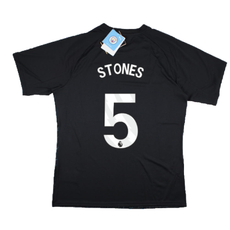 2023-2024 Man City Pre-Match Jersey (Dark Navy) (STONES 5)