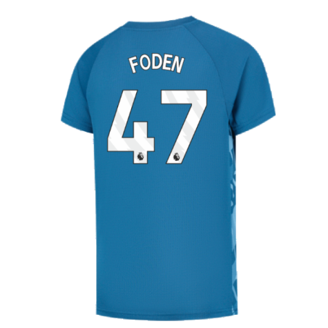 2023-2024 Man City Pre-Match Jersey (Lake Blue) (FODEN 47)