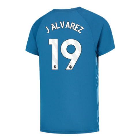 2023-2024 Man City Pre-Match Jersey (Lake Blue) (J ALVAREZ 19)