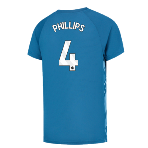 2023-2024 Man City Pre-Match Jersey (Lake Blue) - Kids (PHILLIPS 4)