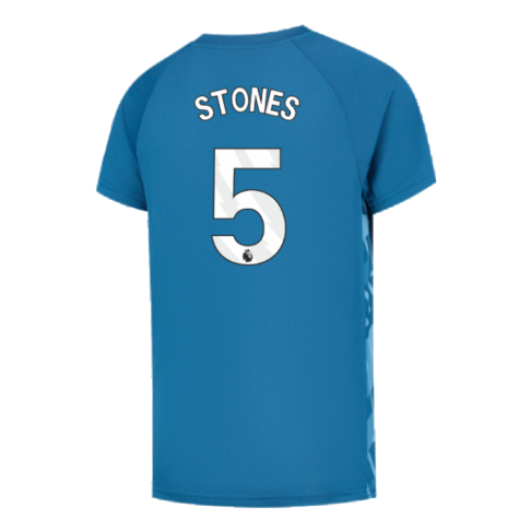 2023-2024 Man City Pre-Match Jersey (Lake Blue) (STONES 5)