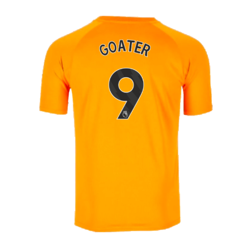 2023-2024 Man City Pre-Match Jersey (Orange) (GOATER 9)