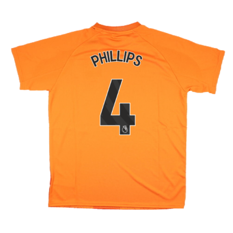 2023-2024 Man City Pre-Match Jersey (Orange) - Kids (PHILLIPS 4)