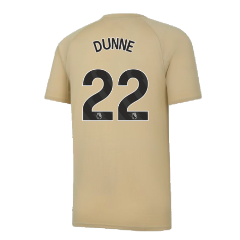 2023-2024 Man City Prematch SS Jersey (Granola) (DUNNE 22)