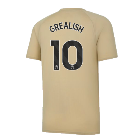 2023-2024 Man City Prematch SS Jersey (Granola) (GREALISH 10)