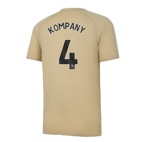 2023-2024 Man City Prematch SS Jersey (Granola) - Kids (KOMPANY 4)