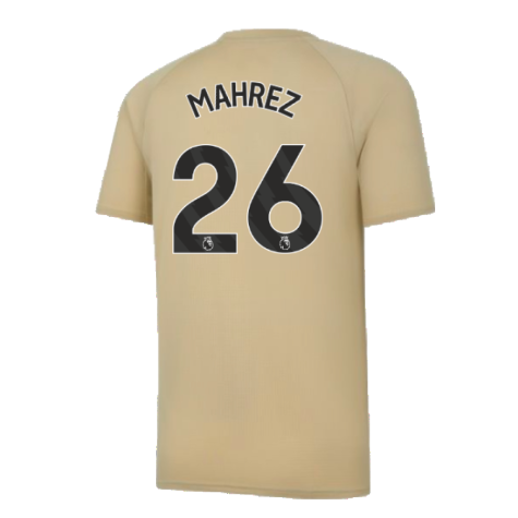 2023-2024 Man City Prematch SS Jersey (Granola) - Kids (MAHREZ 26)