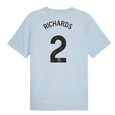 2023-2024 Man City Prematch SS Jersey (Silver Sky) - Kids (RICHARDS 2)