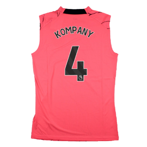 2023-2024 Man City Sleeveless Training Jersey (Sunset Glow) (KOMPANY 4)