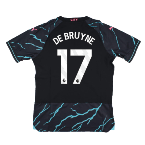 2023-2024 Man City Third Authentic Shirt (DE BRUYNE 17)
