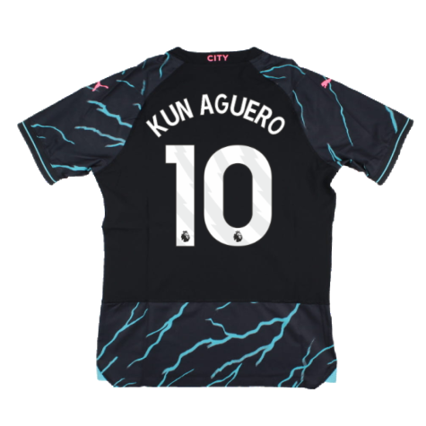 2023-2024 Man City Third Authentic Shirt (KUN AGUERO 10)