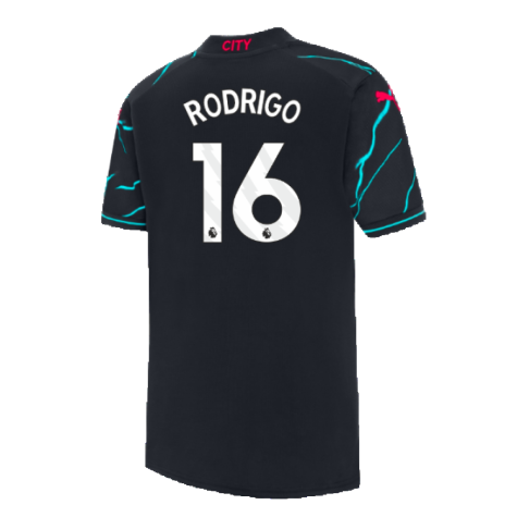 2023-2024 Man City Third Mini Kit (RODRIGO 16)