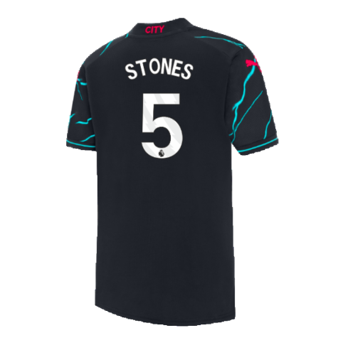 2023-2024 Man City Third Mini Kit (STONES 5)