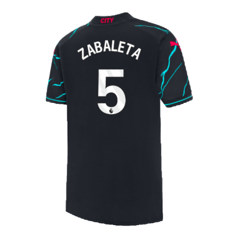 2023-2024 Man City Third Mini Kit (ZABALETA 5)