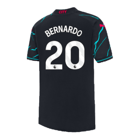 2023-2024 Man City Third Shirt (Kids) (BERNARDO 20)