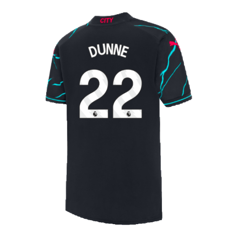 2023-2024 Man City Third Shirt (Kids) (DUNNE 22)