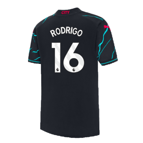 2023-2024 Man City Third Shirt (Kids) (RODRIGO 16)