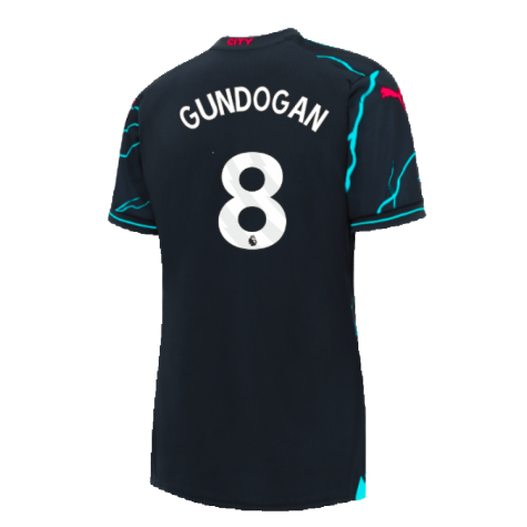 2023-2024 Man City Third Shirt (Ladies) (GUNDOGAN 8)